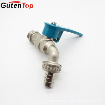 GutenTop alta calidad niquelado 1/2 * 3/4 ​​PTFE asentado y voladura cuenca montado latón agua bloqueable manguito bib grifo